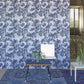 Palasini Wallpaper - Teal - PDG647/06 - Designers Guild