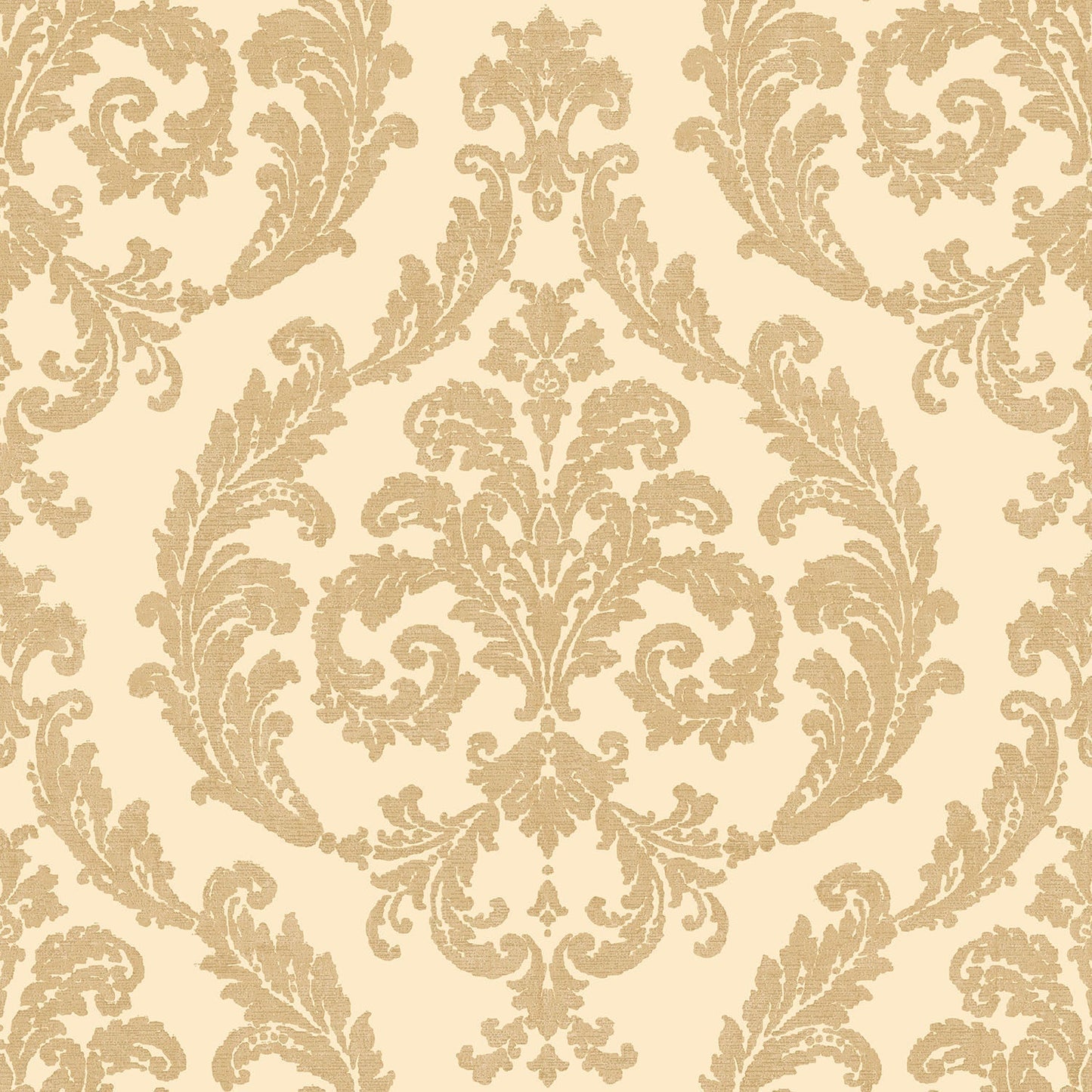 Palazzo Damask Wallpaper - Gold - Galerie - G67608 - Premier Wallcovering