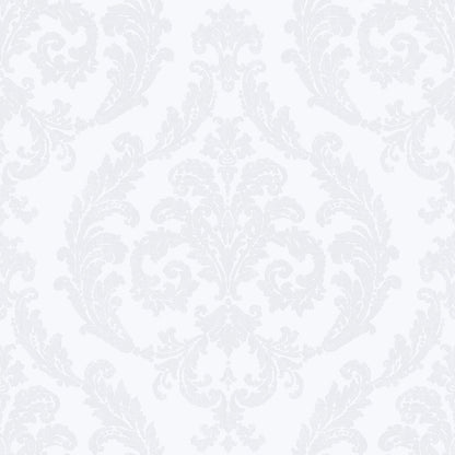 Palazzo Damask Wallpaper - Pale Lilac - Galerie - G67606 - Premier Wallcovering