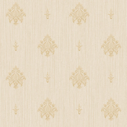 Palazzo Italian Motif Wallpaper - Cream / Beige / Gold - Galerie - G68664 - Premier Wallcovering