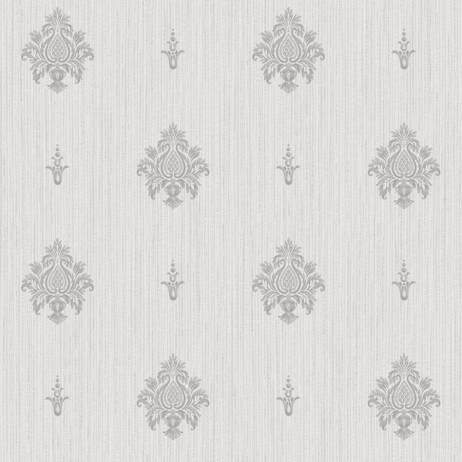 Palazzo Italian Motif Wallpaper - Silver Grey - Galerie - G68666 - Premier Wallcovering