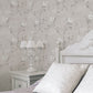 Palazzo Large Floral Wallpaper - Grey / Metallic - Galerie - G67603 - Premier Wallcovering