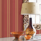 Palazzo Striped Wallpaper - Red / Gold - Galerie - G67627 - Premier Wallcovering