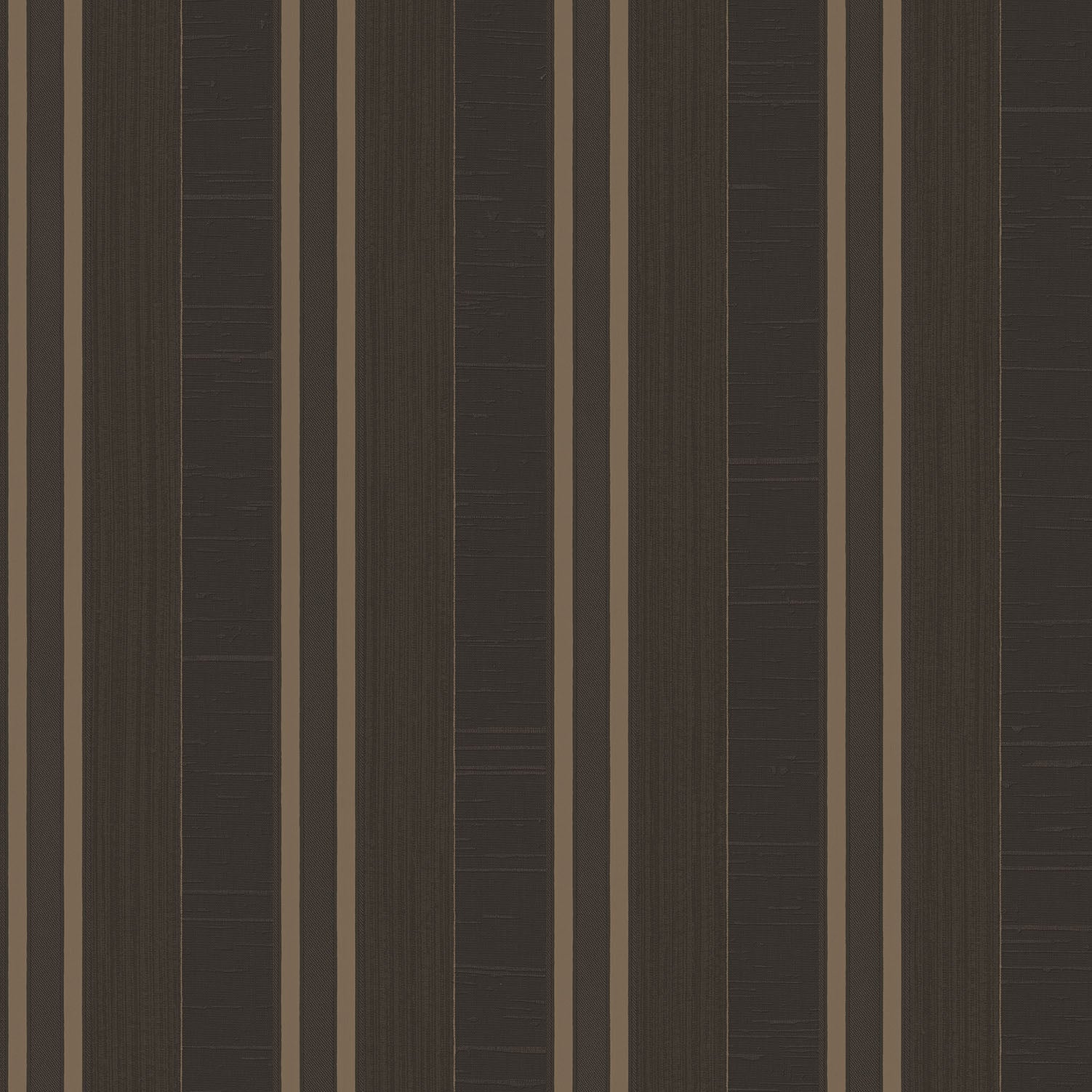 Palazzo Striped Wallpaper - Dark Brown / Gold - Galerie - G67629 - Premier Wallcovering
