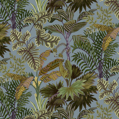Palm Grove Wallpaper - Dusk and Verdigris - Josephine Munsey - JMW-101301 - Premier Wallcovering