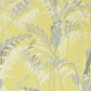 Palm House Wallpaper - Chartreuse/Grey - Sanderson - DGLW216642
