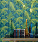 Palm Jungle Icons Wallpaper - Forest Green - 112/1003 - Cole & Son - Premier Wallcovering