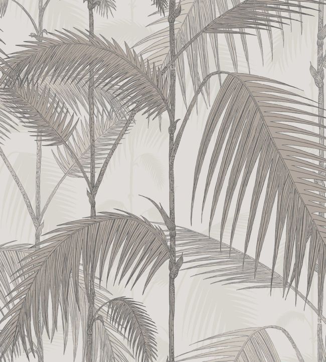 Palm Jungle Icons Wallpaper - Charcoal & Metallic Bronze - 112/1004 - Cole & Son - Premier Wallcovering