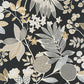 Palm Springs California Wallpaper - Noir Reglisse - Casadeco - 88809696 - Premier Wallcovering