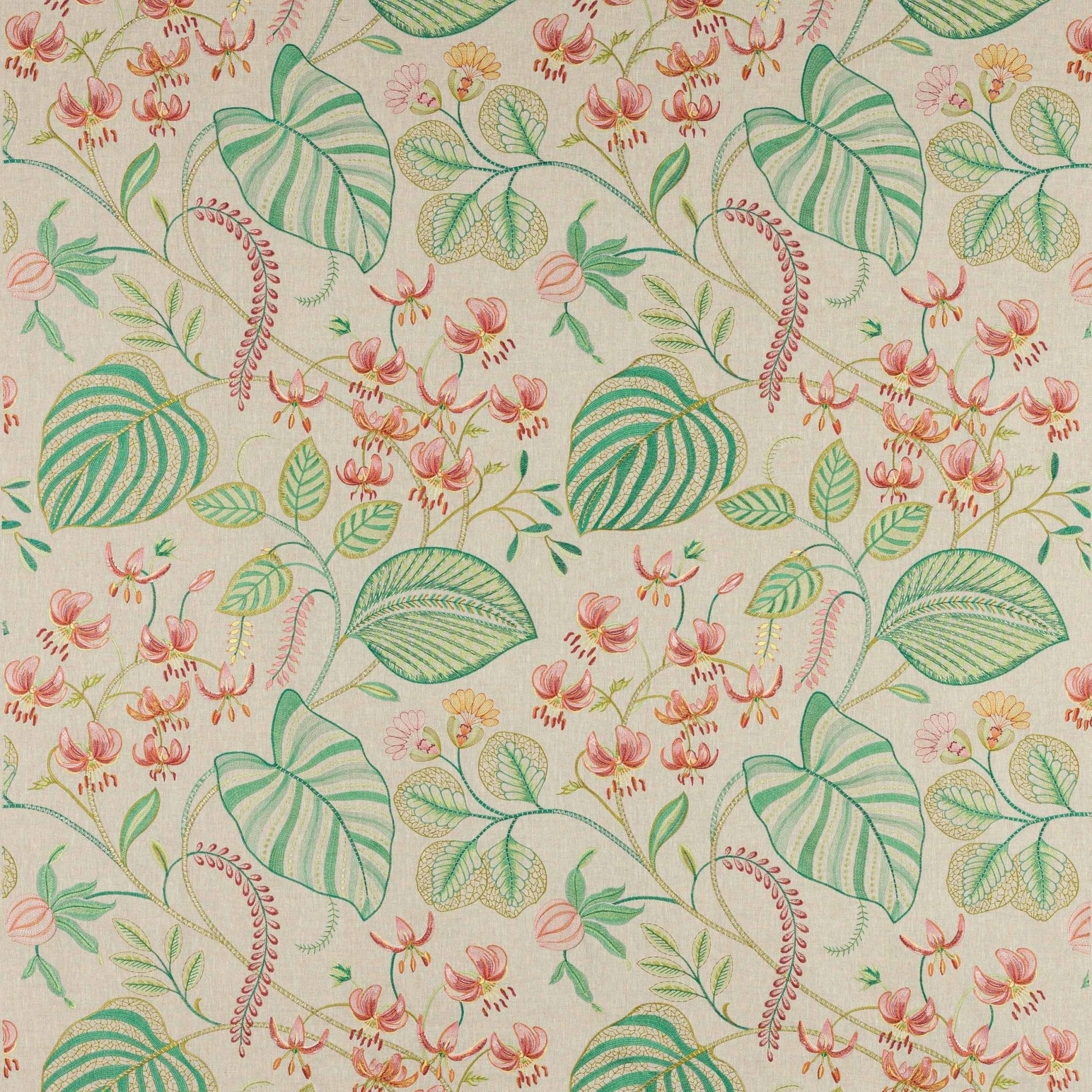 Palmaria Fabric - Corail - Manuel Canovas - M4124-01 - Premier Wallcovering