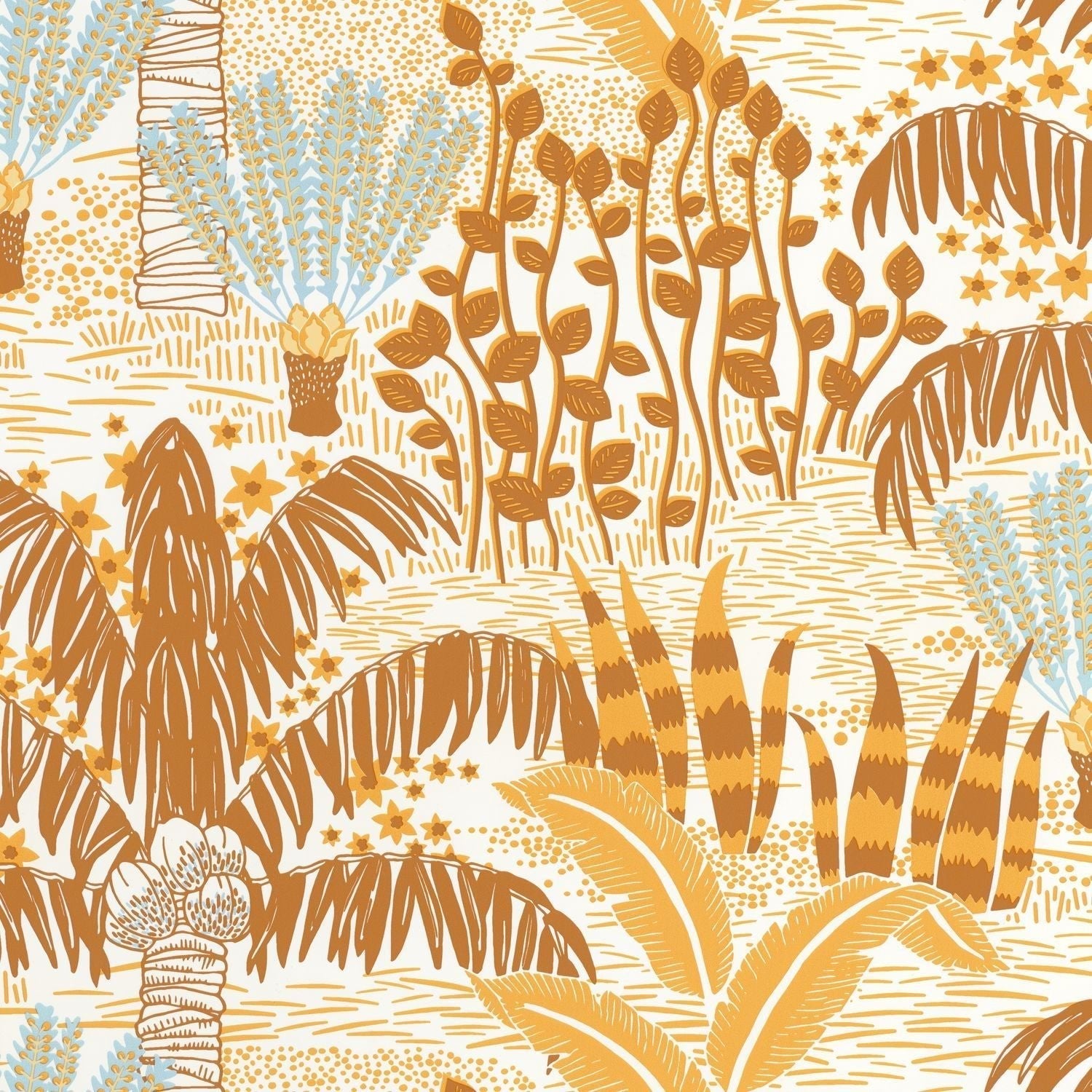 Palmeraie Wallpaper - Safran - Caselio - 103692060