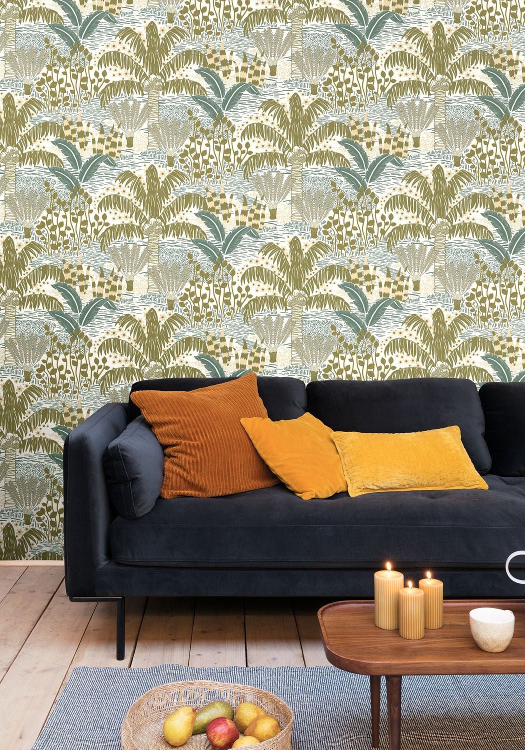 Palmeraie Wallpaper - Olive - Caselio - 103697172
