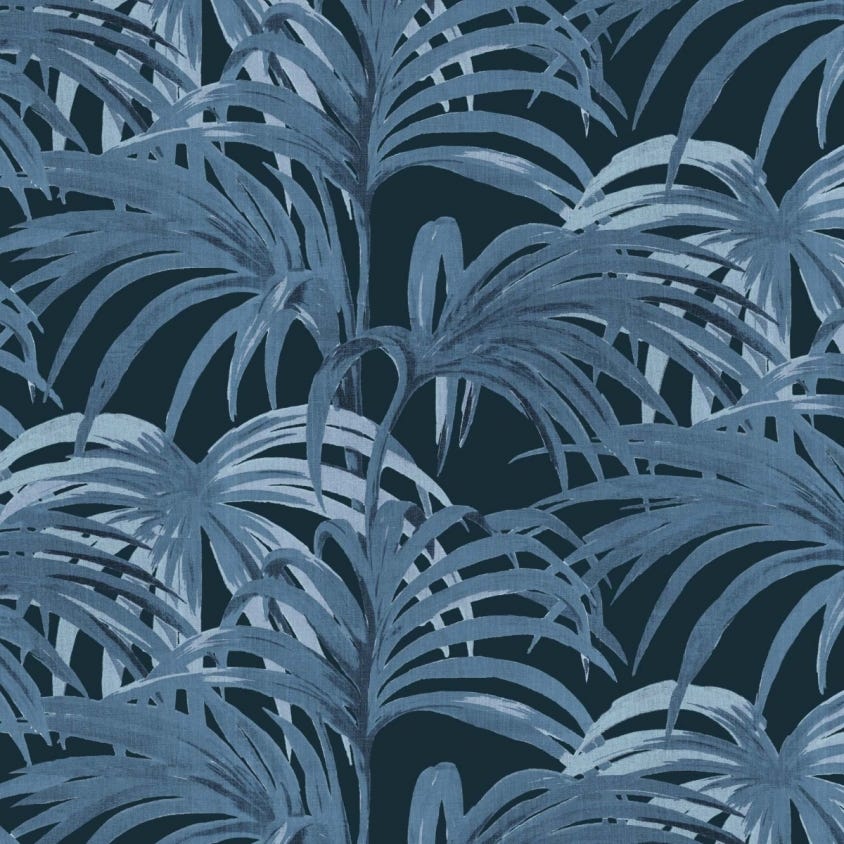 Palmeral Wallpaper - Midnight / Azure - House of Hackney - 1-WA-PAL-DI-M&A-XXX
