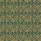 Palmette 1930 Wallpaper - Vert - Casadeco - 85737528 - Premier Wallcovering