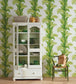 Palmetto Wallpaper - Green - Nina Campbell - NCW4274 - 01 - Premier Wallcovering