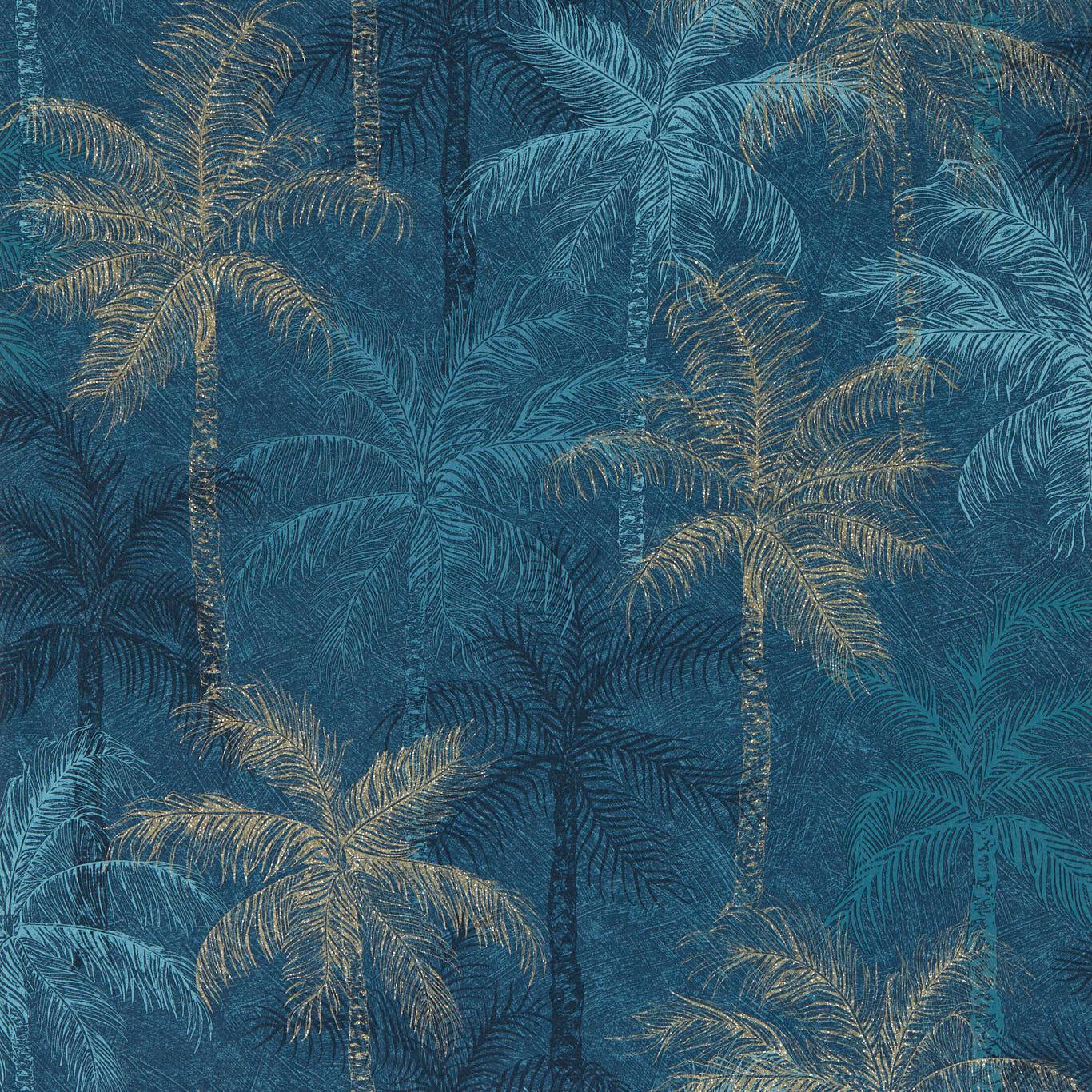 Palmyra Wallpaper - Midnight - Clarke & Clarke - W0189/02 - Premier Wallcovering