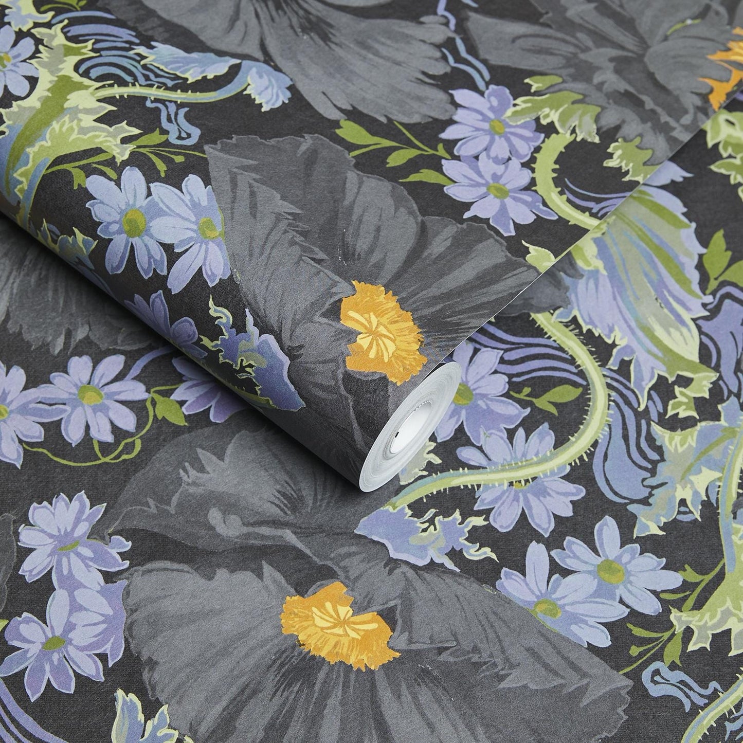 Papavera Wallpaper - Noir - House of Hackney - 1-WA-PAV-DI-NOI-XXX