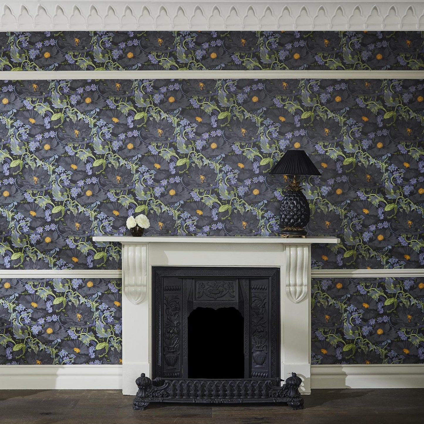 Papavera Wallpaper - Noir - House of Hackney - 1-WA-PAV-DI-NOI-XXX