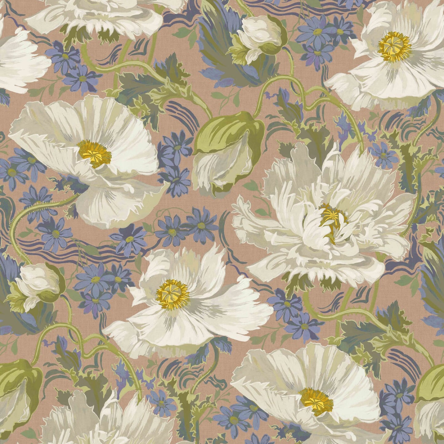 Papavera Wallpaper - Tourmaline - House of Hackney - 1-WA-PAV-DI-TOU-XXX