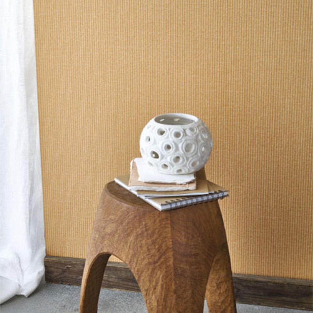 Papier Kraft Papercraft Wallpaper - Caramel - Casadeco - 89652424 - Premier Wallcovering