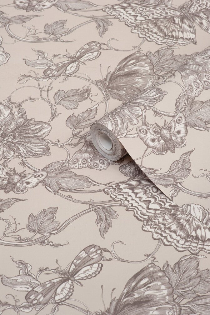 Papillon Wallpaper - Mochi - Timorous Beasties - BTN/PAP/TXMT/02 - Premier Wallcovering