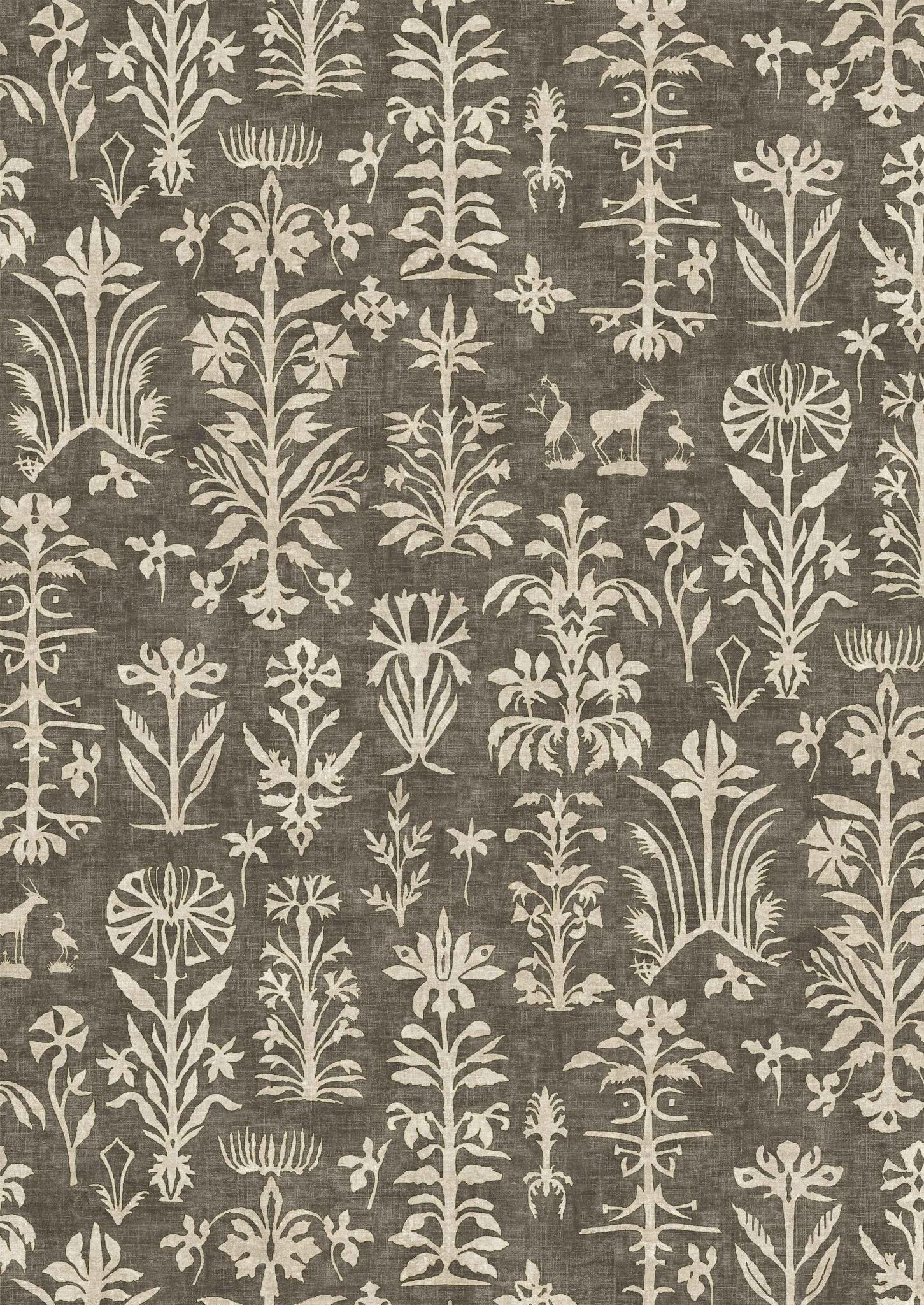 Papyrus Wallpaper - Nero - Lewis & Wood - Premier Wallcovering