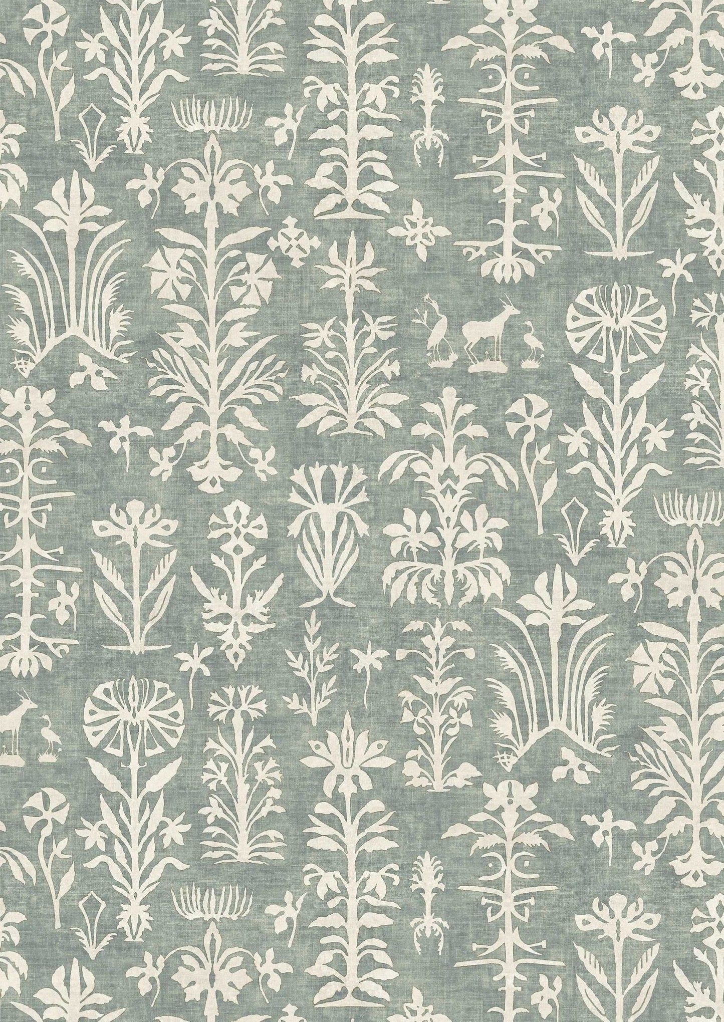 Papyrus Wallpaper - Eau de Nil - Lewis & Wood - Premier Wallcovering