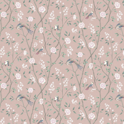 Paradise Birds Wallpaper - Pink - Boråstapeter - 1901 - Premier Wallcovering