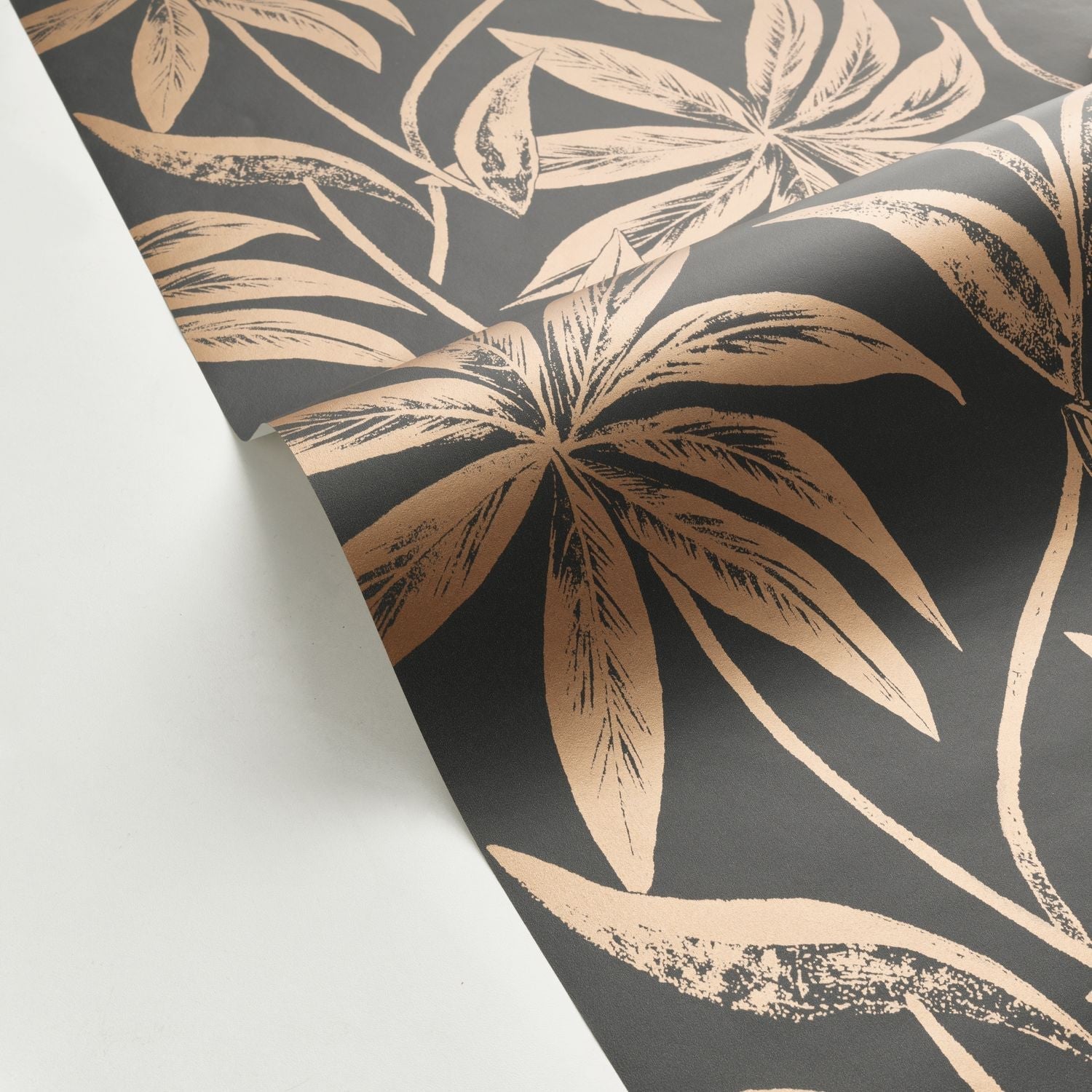 Paradisio Wallpaper - Noir Cuivre - Caselio - 103709050