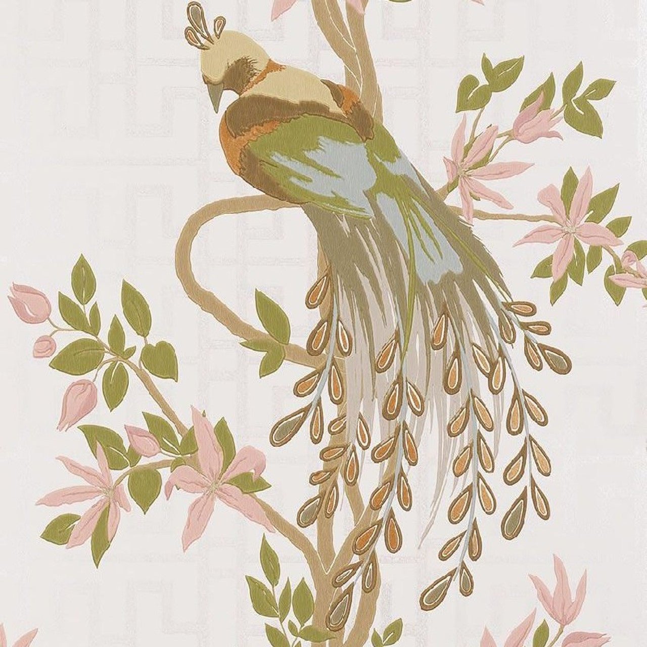 Paradiso Wallpaper - Gold - Nina Campbell - NCW4030 - 01 - Premier Wallcovering