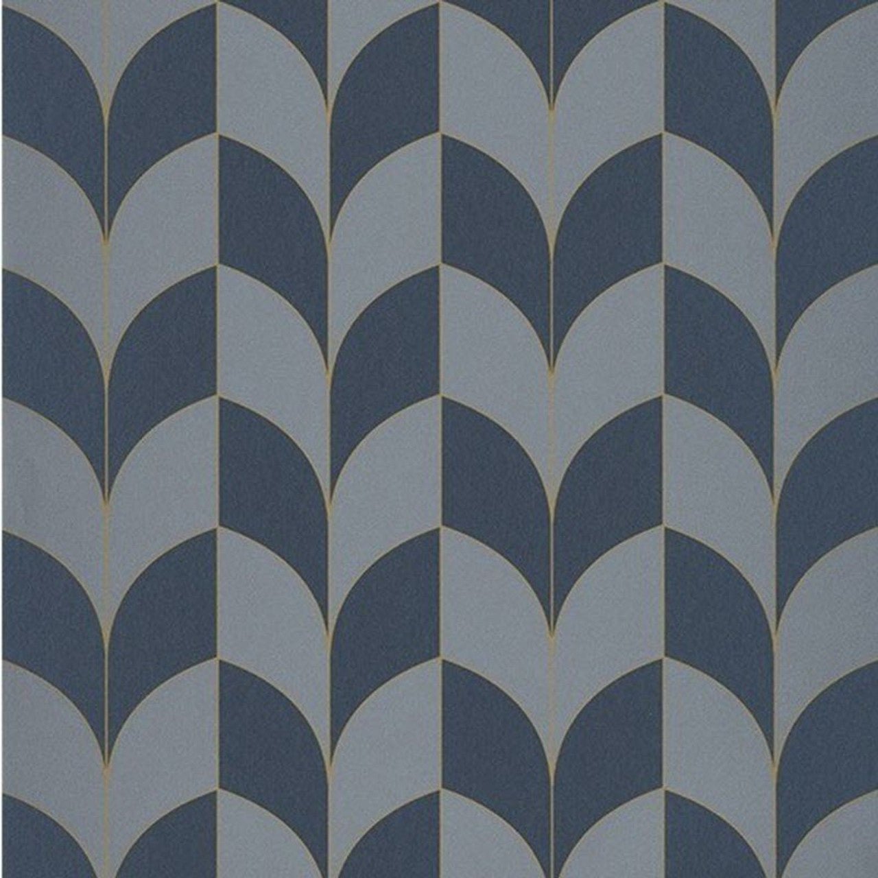 Paradoxe Belle Epoque Wallpaper - Bleu - Casadeco - 82256203 - Premier Wallcovering
