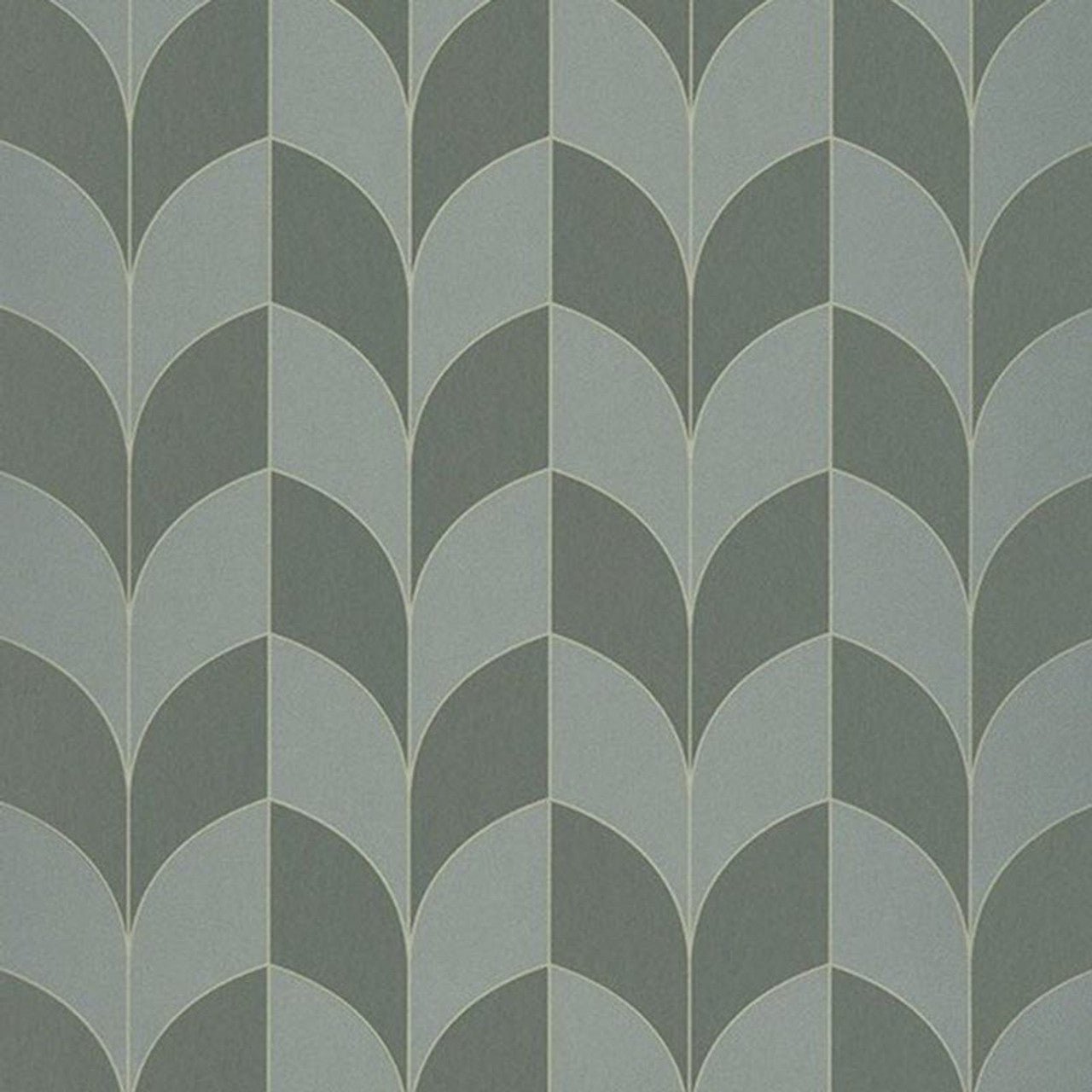 Paradoxe Belle Epoque Wallpaper - Vert - Casadeco - 82257414 - Premier Wallcovering