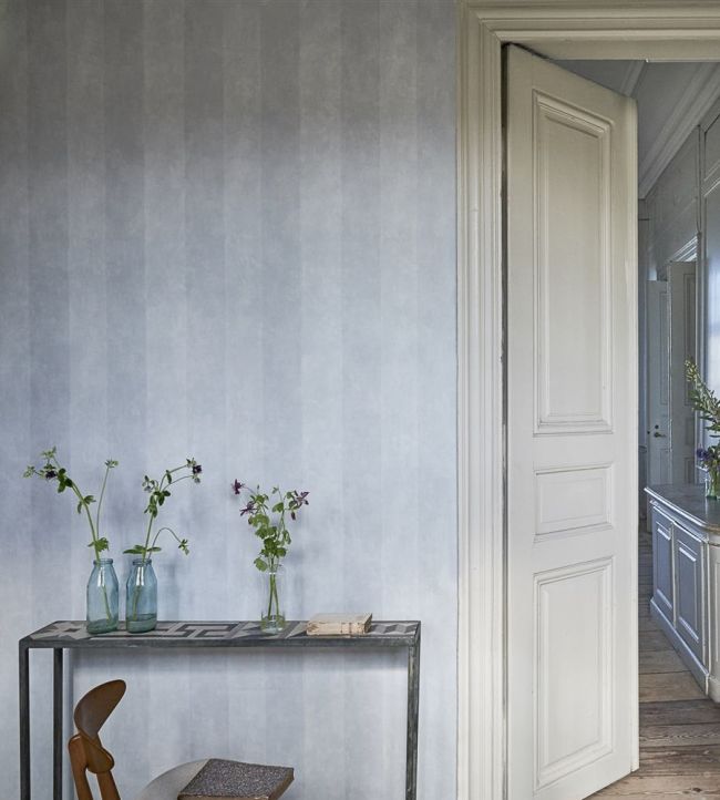 Parchment Stripe Wallpaper - Alabaster - PDG720/01 - Designers Guild