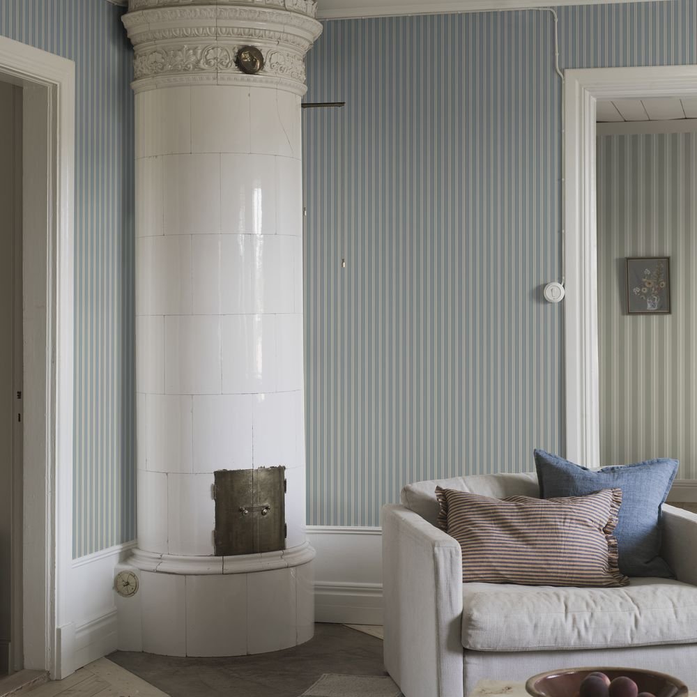 Parlrand Wallpaper - Blue - Boråstapeter - 6981 - Premier Wallcovering