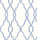 Parterre Wallpaper - Hyacinth Blue on White - 99/2007 - Cole & Son - Premier Wallcovering