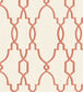 Parterre Wallpaper - Rouge on White - 99/2011 - Cole & Son - Premier Wallcovering