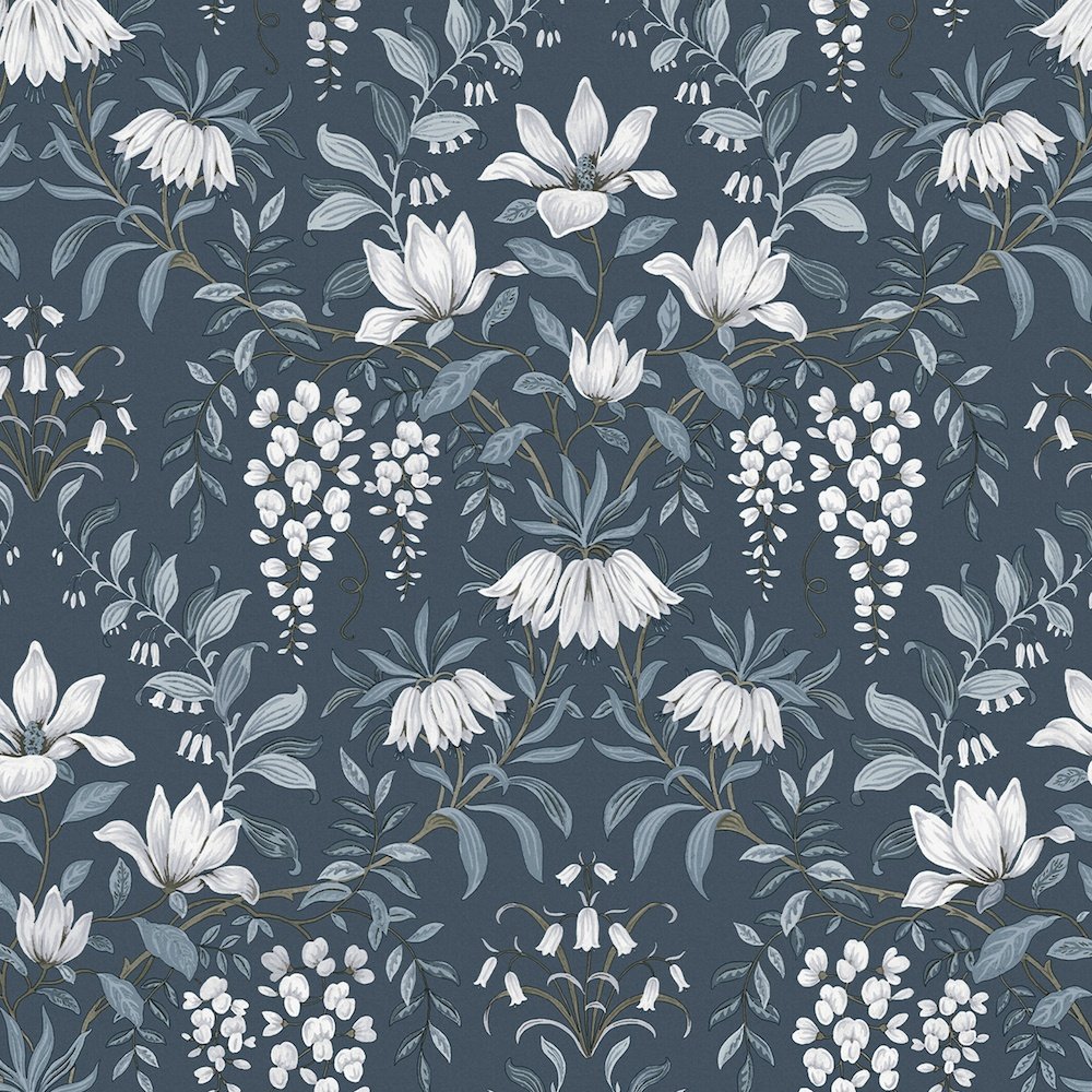Parterre Wallpaper - Dark Seaspray - Laura Ashley - 113404 - Premier Wallcovering