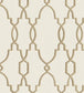 Parterre Wallpaper - Metallic Antique Gold on White - 99/2010 - Cole & Son - Premier Wallcovering