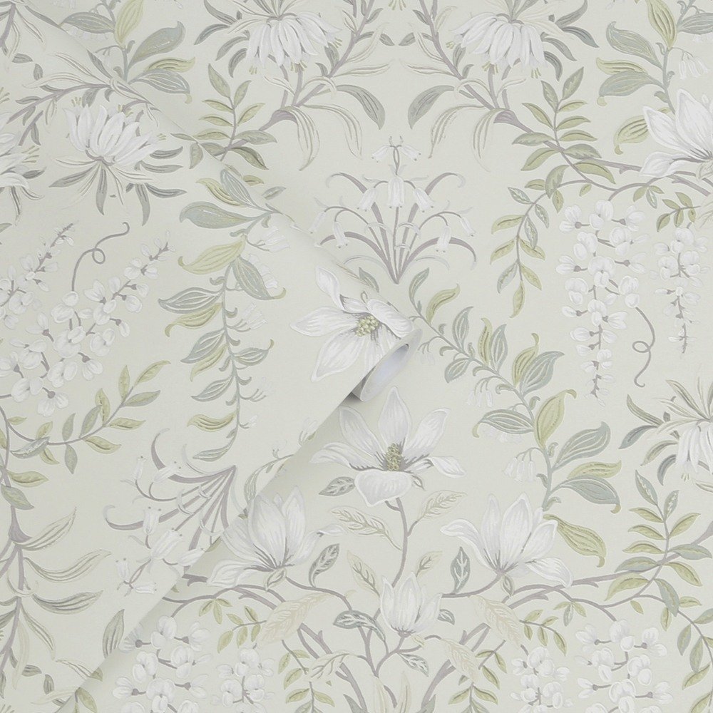 Parterre Wallpaper - Sage - Laura Ashley - 113406 - Premier Wallcovering
