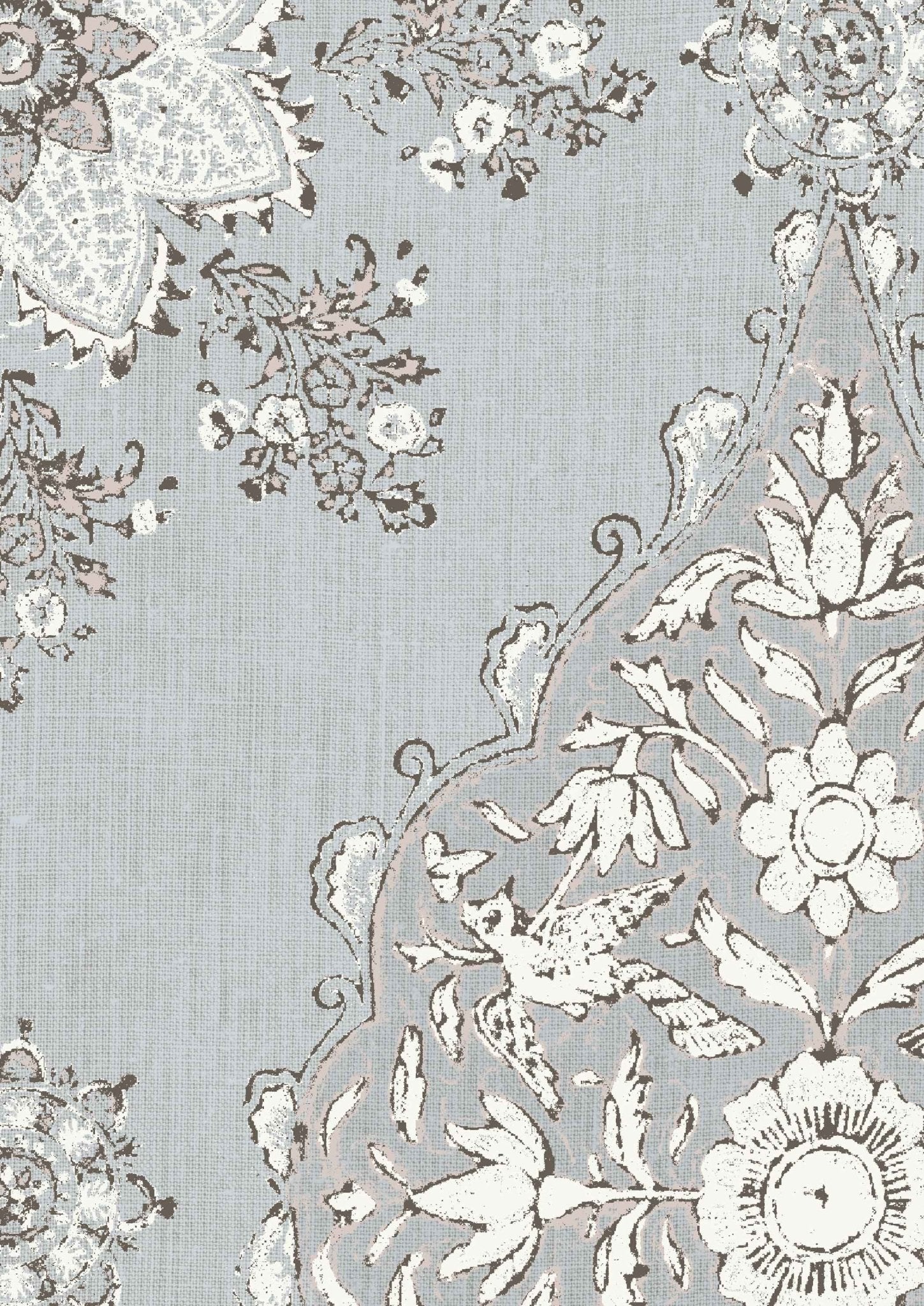 Pashmina Wallpaper - Meissen - Lewis & Wood - Premier Wallcovering