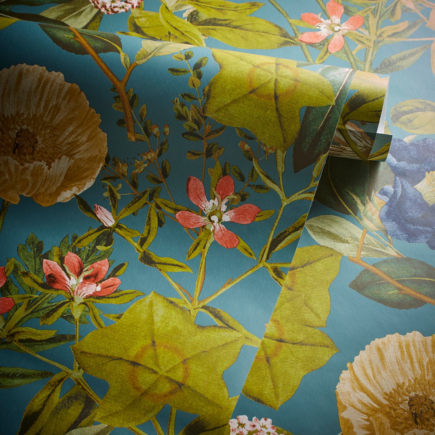 Passiflora Wallpaper - Chambray - Clarke & Clarke - W0143/01 - Premier Wallcovering