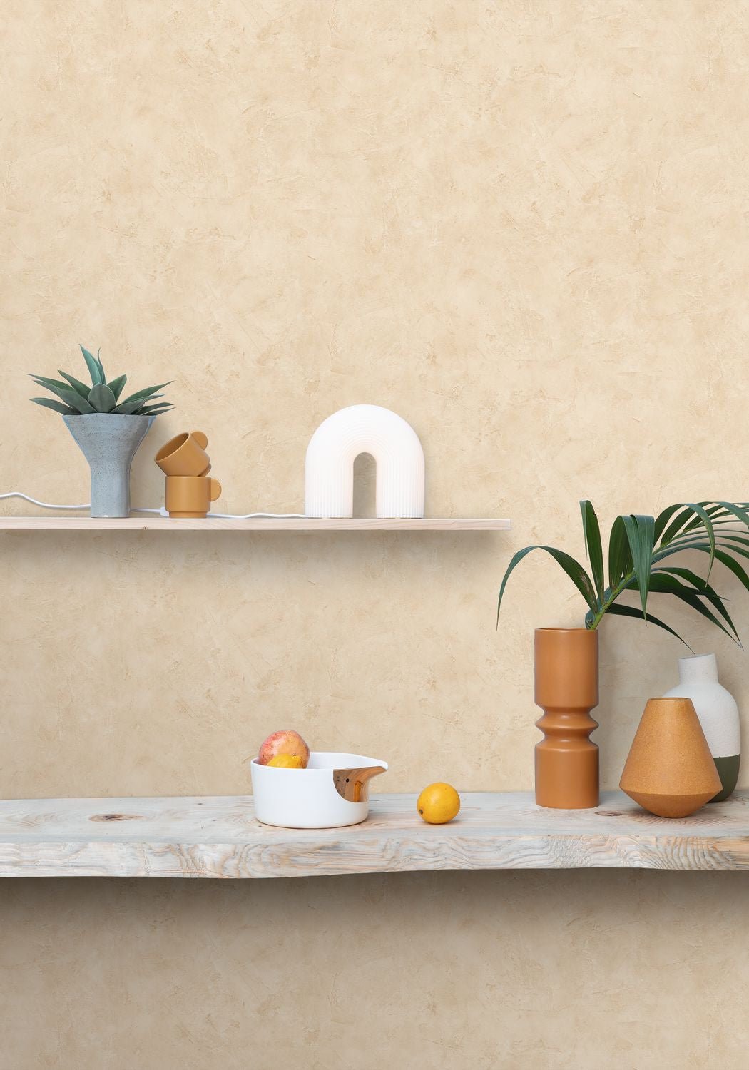 Patine Uni Wallpaper - Ble - Caselio - 100221225