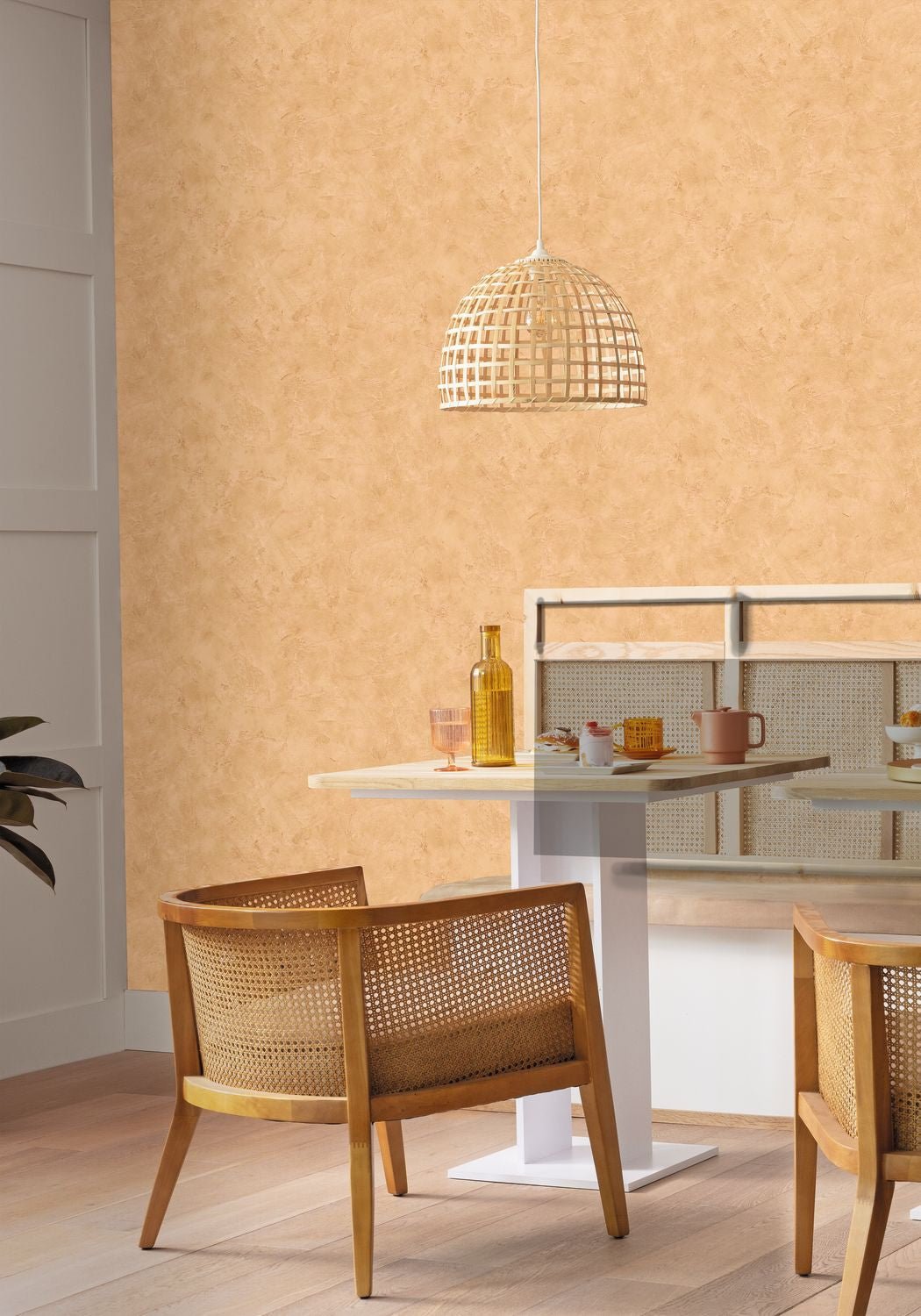 Patine Uni Wallpaper - Ocre - Caselio - 100222219