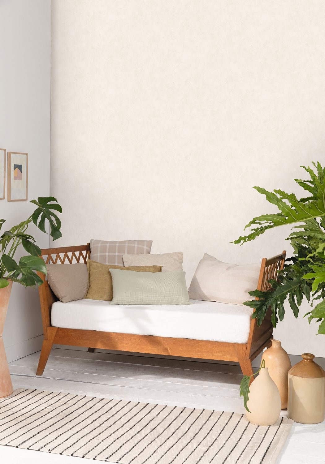 Patine Uni Wallpaper - Beige Clair - Caselio - 100221000