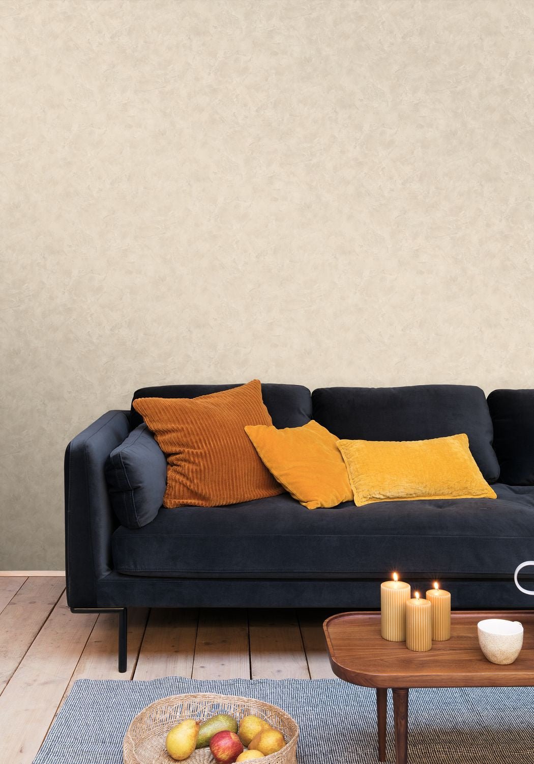 Patine Uni Wallpaper - Beige - Caselio - 100221421