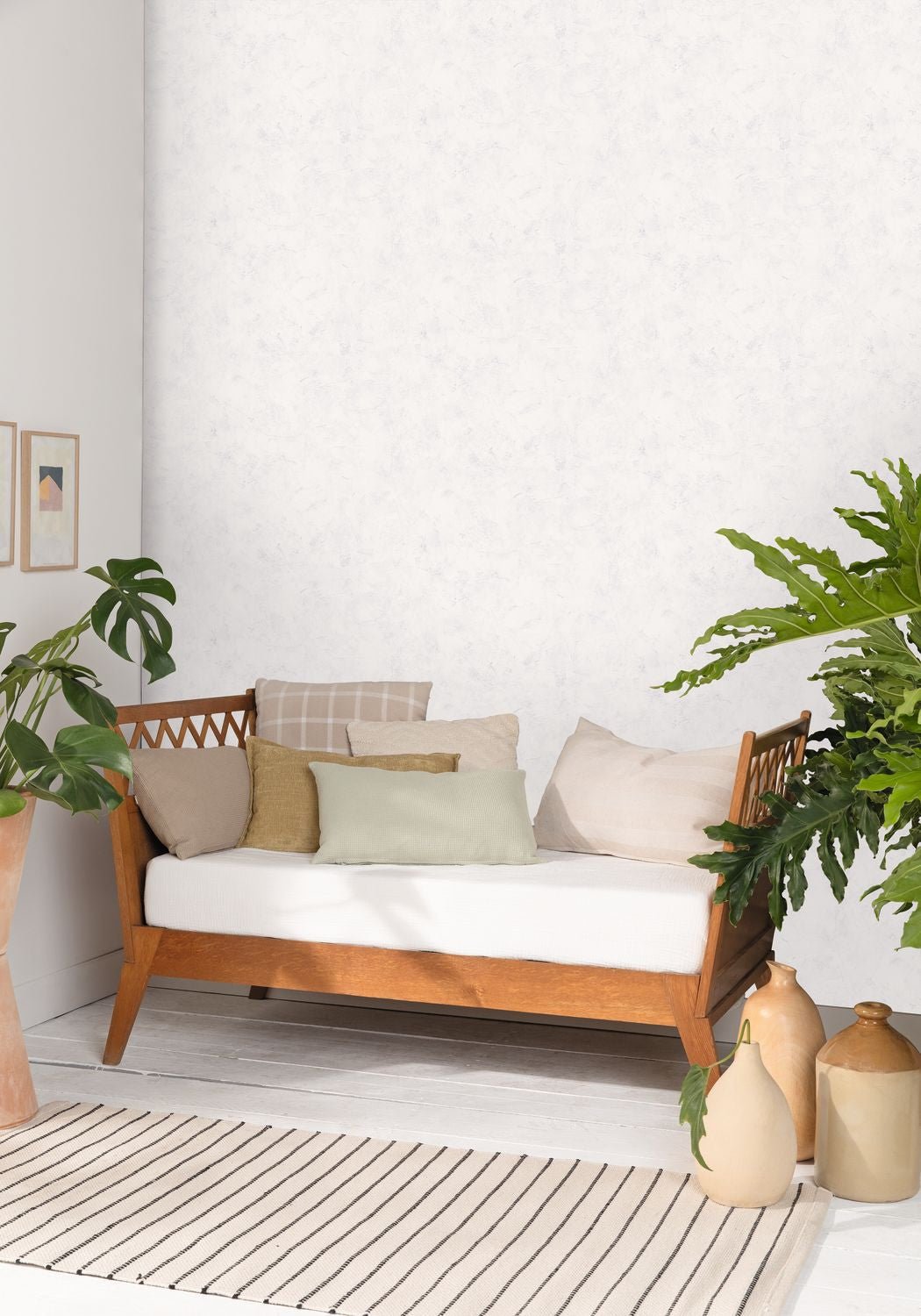 Patine Uni Wallpaper - Gris Clair - Caselio - 100229003