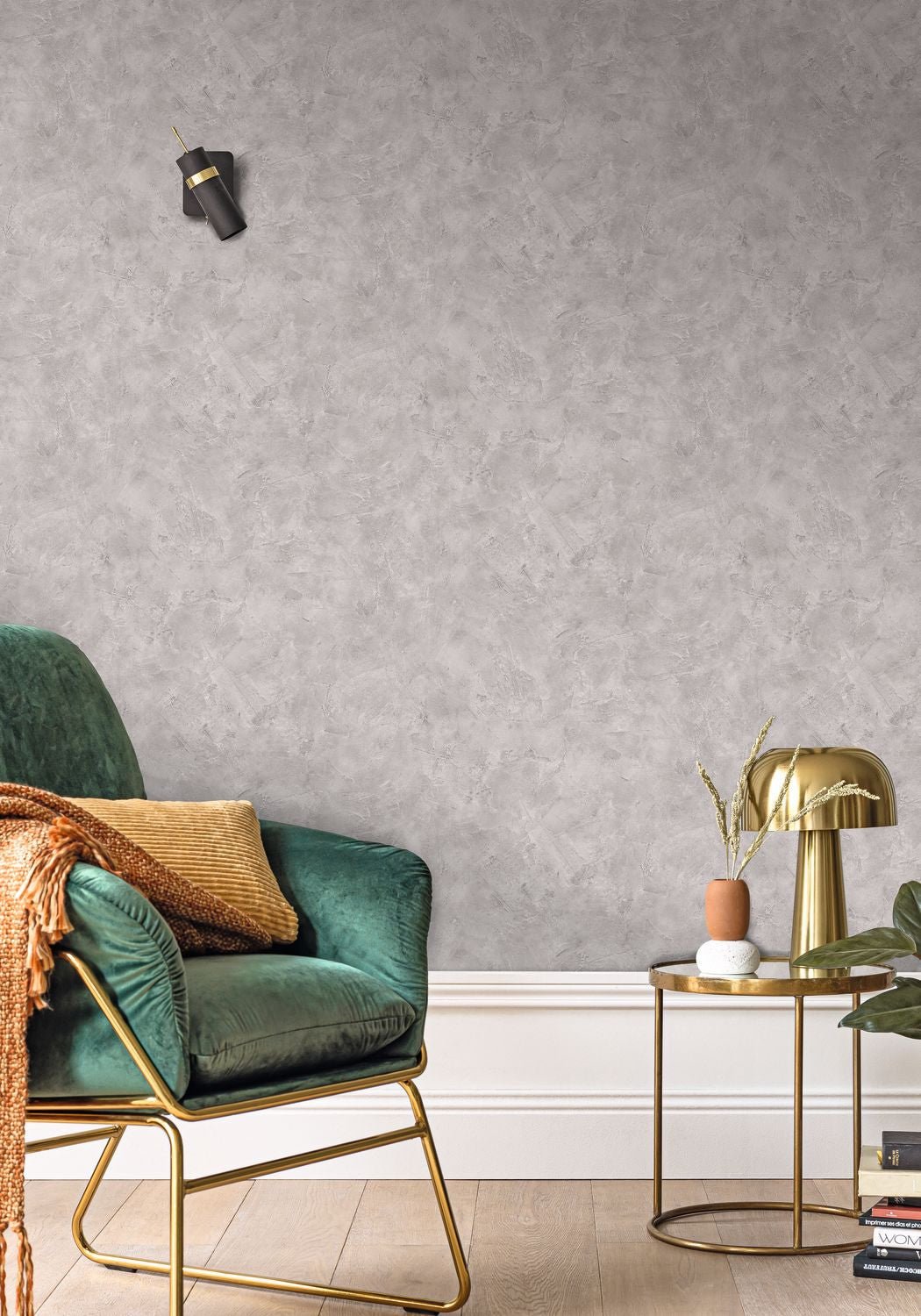 Patine Uni Wallpaper - Calcaire - Caselio - 100220430