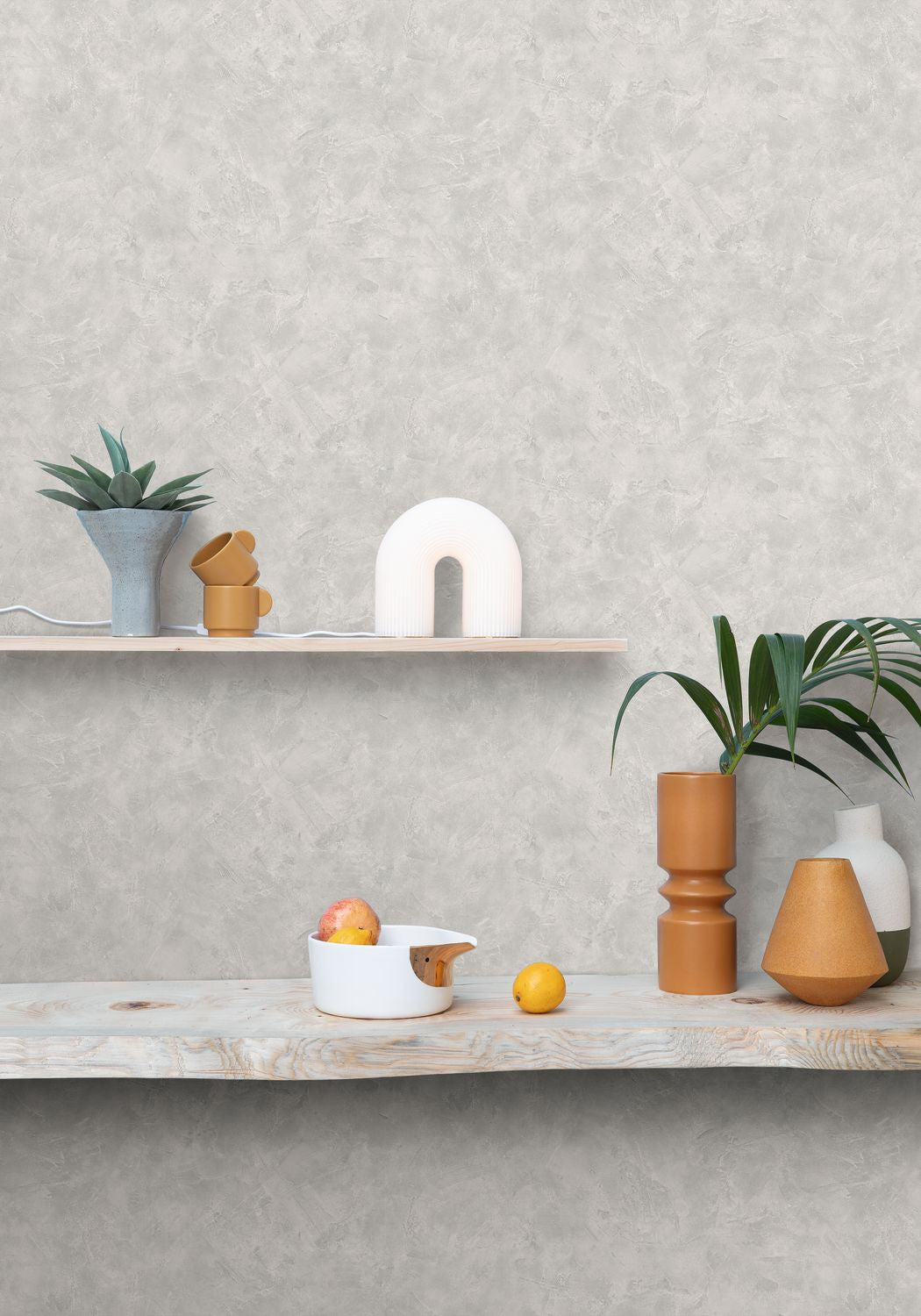 Patine Uni Wallpaper - Argile Clair - Caselio - 100229450