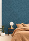 Patine Uni Wallpaper - Bleu Canard - Caselio - 100226830