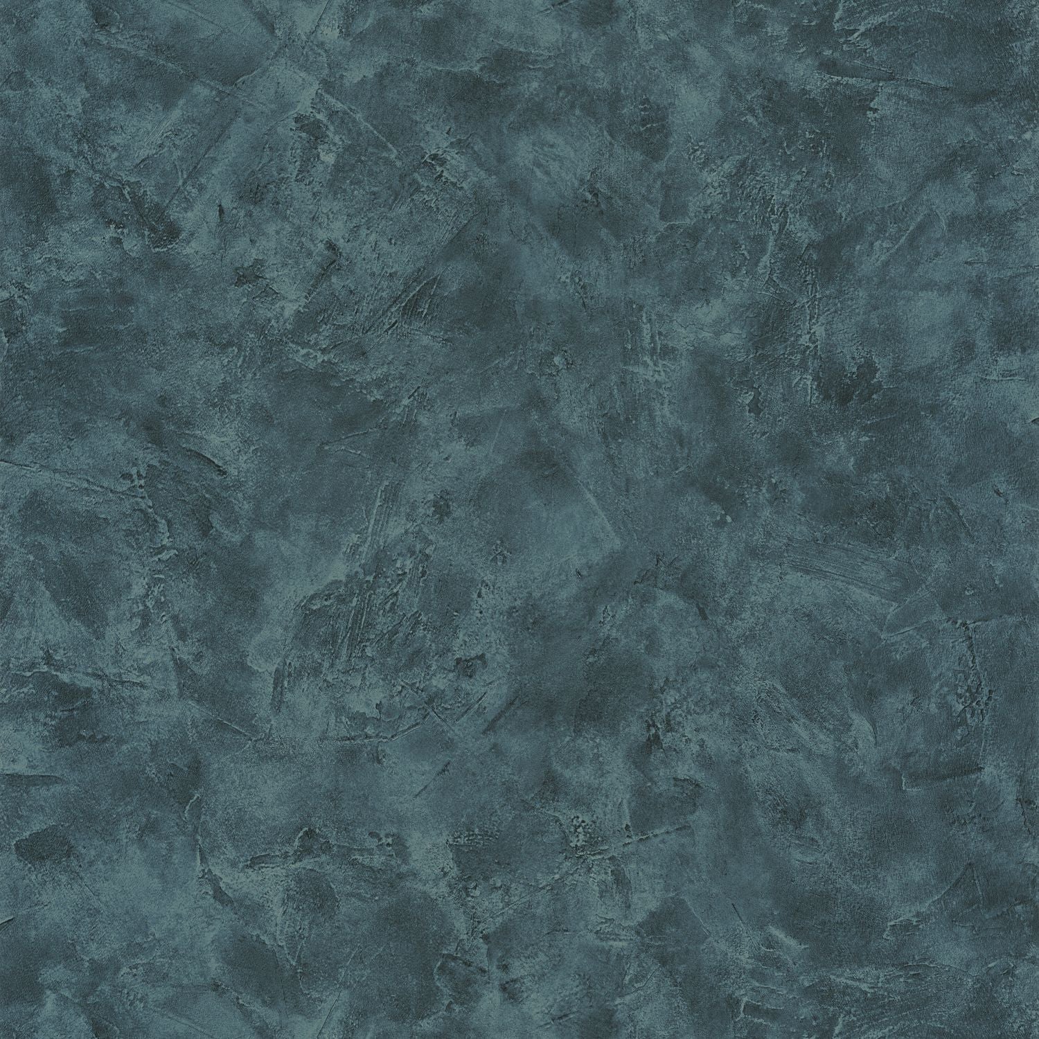 Patine Uni Wallpaper - Bleu Mineral - Caselio - 100226941